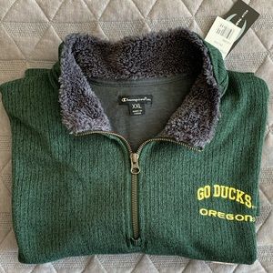 NWT 2XL Oregon Ducks 1/4 ZIP Pullover